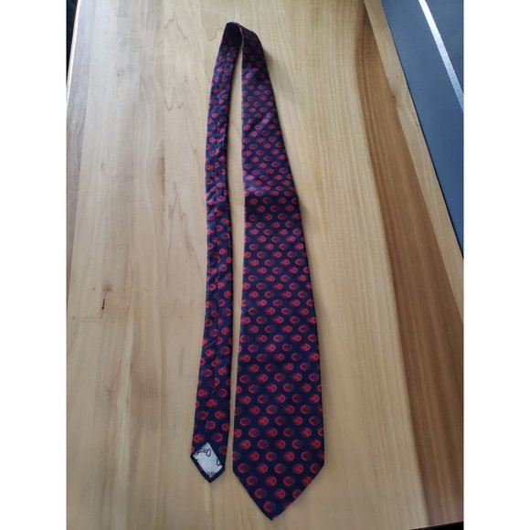 Vintage‎ 70s/80s Silk Christian Dior Tie - Picture 2 of 3